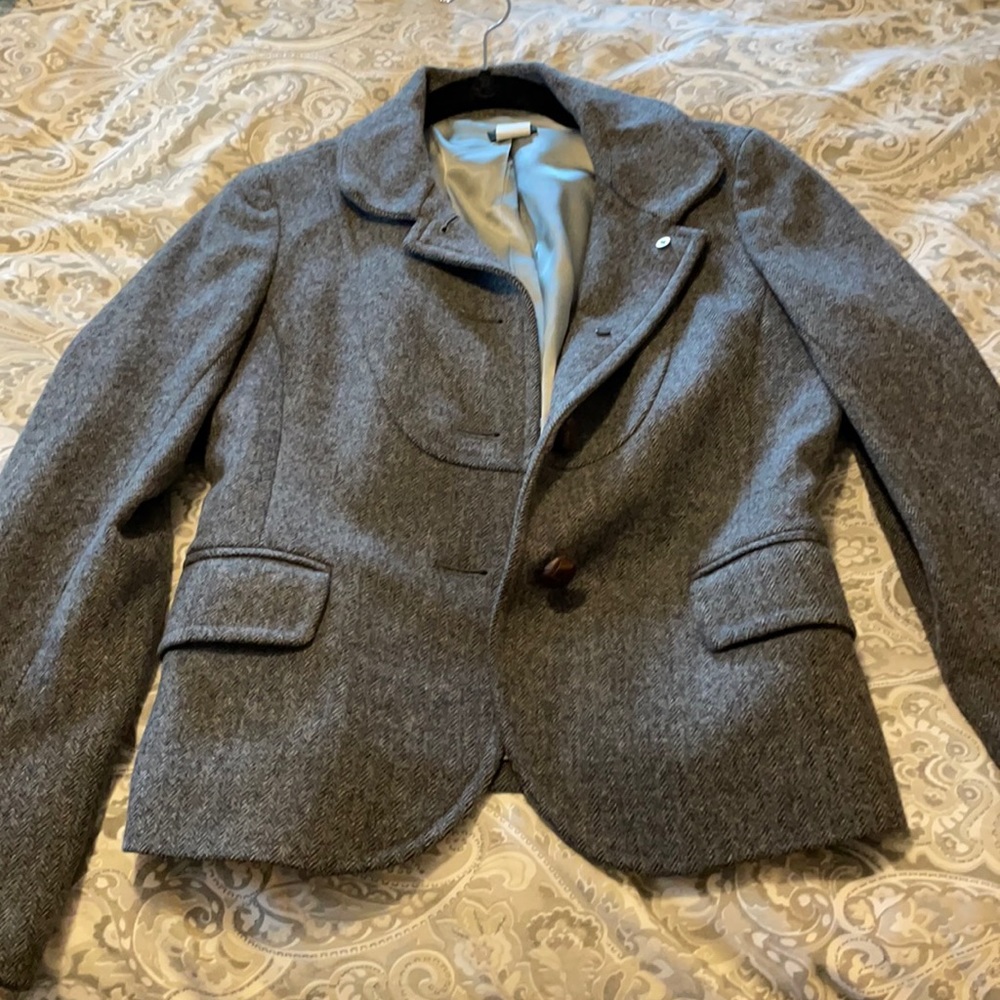 J.Crew gray wool blazer